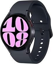 SAMSUNG Galaxy Watch 6 (40mm, WiFi + 4G LTE) 1.3" Super AMOLED Smartwatch GPS Bluetooth, Fully Unlocked w/Sleep Coaching, Water Resistant, BP Monitor R935U (w/Fast Charger Cube, Graphite) (Renewed)