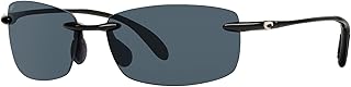 Sunglasses for Men - Ballast Mens Polarized Sunglasses - Fishing, Boating & Beach UV Protection - Size 60