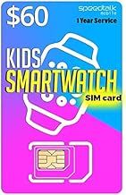 SpeedTalk Mobile Kids Smart Watch SIM Card for 4G LTE GSM Smartwatches and Wearables - 12 Months Service