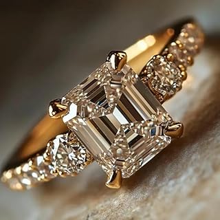 Classic Shiny Zirconia Proposal Ring for Women Engagement Wedding Temperament Rings Jewelry