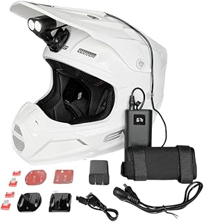 Dango Design Navigator Helmet LED Trail Light | 2,100 Lumen Rated Cree LEDs | Digital Readout Battery | Dirt Bike, Motocross, Mountain Bike, Enduro, ATV, Motorcycle, Snowmobile, Camping Headlamp