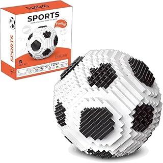Soccer Ball Building Block Set,Building Blocks for Ages 15 and Above (864 Pieces)