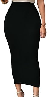 Women's High Waist Slim Fit Bodycon Party Club Night Out Maxi Long Pencil Skirt