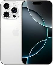 Apple iPhone 16 Pro, US Version, 256GB, White Titanium - Unlocked (Renewed Premium)