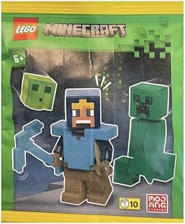 Minecraft Foil / Paper Pack #662508 Diamond Hero with Creeper and Slime