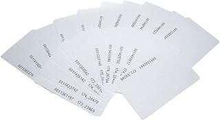 Meikuler 125Khz RFID Proximity Cards, 0.8mm ID Card for Door Entry Access Control System and Attendance, Read only (30)