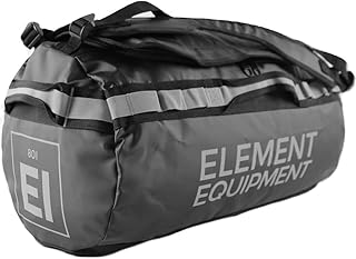 Trailhead Duffel Bag Shoulder Straps Waterproof Black/Grey Medium
