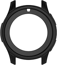 Compatible with Galaxy Watch 42mm Silicone Protective Case, Smartwatch Case Compatible with Samsung Galaxy Watch 42mm Smartwatch, Soft and Durable(Silicone Black)