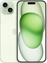 Apple iPhone 15, 128GB, Green - Unlocked (Renewed)