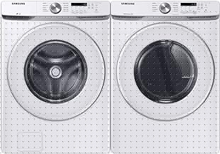 WF45T6000WPR White Front Load Laundry Package