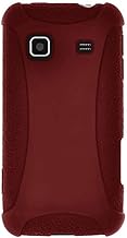 Amzer Silicone Skin Jelly Case for Samsung Galaxy Prevail - Maroon Red - 1 Pack - Case -