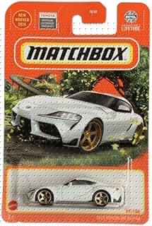 Matchbox 2023 Toyota GR Supra Diecast Vehicle, 1:64 Scale, White, 39/100