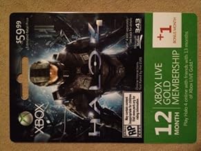 Xbox Live Gold Membership 12 Month +1 Bonus Month
