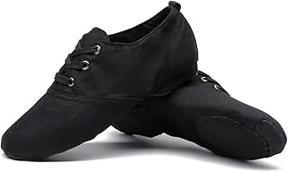 Jazz Boots for Girls Lace-up Dancing Sneakers for Boys