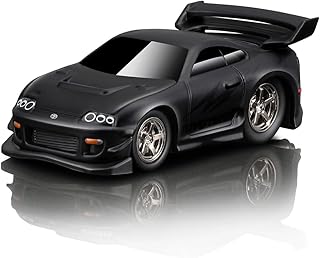 1/64 Scale Diecast Metal Model Car by Muscle Machines (15585 1995-97 Supra (MK4) Matt Black)