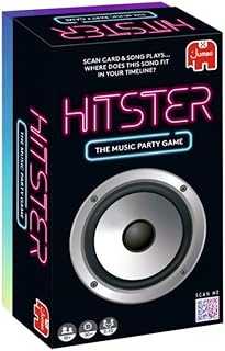 Jumbo Hitster - The Music Party Board Game, Card Game, Fun Music Quiz Game, 2-10 Players - 300 Plus Iconic Music Hits - Great for Adult and Family Game Nights (US Edition), 1110100409