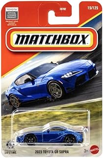 Matchbox 2023 Toyota GR Supra [Blue] 15/125, 1:64 Scale Diecast Toy Vehicle