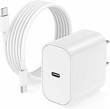 iPhone 17 16 15 Charger/10ft Type C to C Charging Cable Cord Long, USB C Fast Charging Block Plug for Apple iPhone 17 Pro Max/17 Air/16 Pro/15 Plus/AirPods/iPad/mini Plug Cube Birck Box Power Adapter