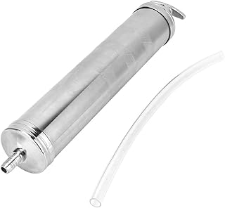 Aluminum Alloy Grease Gun Oil Suction Gun 500cc Syringe Pump Extractor Hand Vacuum Transfer Fluid Evacuator