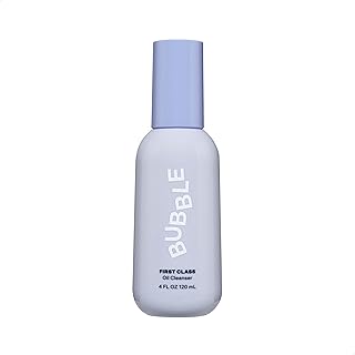 First Class Face Oil Cleanser - Facial Cleansing Oil + Makeup Remover Enriched with Rosehip Seed Oil + Sunflower Seed Oil to Nourish + Soothe Skin (4 fl oz)