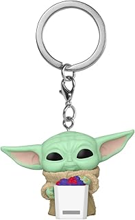 Pop! Keychain: Mandalorian & Grogu - Grogu with snack - Collectable Vinyl Figure - Gift Idea - Official Merchandise - Toys for Kids & Adults - Star Wars Fans - Figure for Collectors and Display