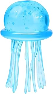 Jellyfish Squeeze Toys,Jellyfish Squishy,Jelly Fish Squeeze Stress Ball,Ultra Squishy and Moldable Slow Rise,Sensory Toy with a Super Solid Squish for Adult (Blue)