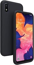 Vinve Silicone Case for Samsung Galaxy A10e - Gel Rubber Full Body Protection, Shockproof, Slim Fit, Drop Protection (Black)