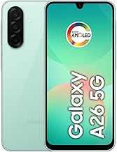 Galaxy A26 5G with AI | 256GB, 8GB, Dual SIM | 6.7" 120Hz AMOLED, IP67 Water Resistant, Android 15 | International Model Factory Unlocked for T-Mobile, Global | 25W Charger Bundle (Mint)