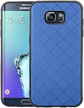 Compatible with Samsung Galaxy S6 Edge Plus Case Rugged Thin Slim Cell Accessories Anti-Slip Fit Rubber TPU Mobile Phone Full Body Cover for Glaxay S6edge + S 6edge 6s 6 Edge+ Women Men Blue