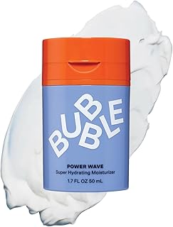 Power Wave Face Moisturizer - Hydrating Peptide Facial Cream for Dry, Sensitive Skin with Jojoba Oil - Lightweight Daily Skin Barrier Repair (50 ml)