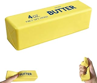 Cheese Squishy Toy, Slow-Rising Cheese Squishy Squeeze Block, Stress Balls for Adults, Stress & Anxiety Relief Fidget Gift,Stress-Relief Set for the Office and Classroom (Style A)