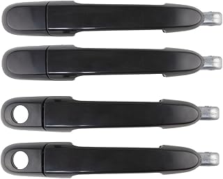 RLB-HILON 1Set Exterior Door Handle Compatible with Hyundai Accent 2006 to 2011 Year, for Dodge Attitude 2006 2007 2008 2009 2010 2011 Year