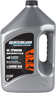 20W-50 Synthetic Motorcycle Oil, 1 Gallon