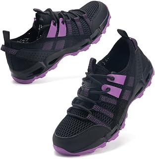 Womens Hiking Water Shoes for Women Quick Dry Outdoor Sport Sneakers Non Slip Lightweight Breathable Summer Trekking and Walking Climbing Shoe