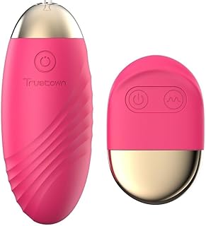 Bullet Vibrator Remote Control Trustown Egg Vibrator for G-spot Clitrois Stimulation Soft Silicone Wearable Rechargeable Waterproof 10 Vibration Modes Adult Sex Toy for Women and Couples