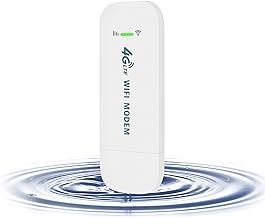 Portable Sim Hotspot 150Mbps 4G WiFi Dongle Unlocked Mobile Wireless Network Hotspot Device LTE Modem Router Pocket Portable WiFi Hotspot for Travel Long Distance