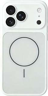 Solid Color Magnetic Phone Case for iPhone 17 Pro Max to 13-All Inclusive Lens Protection, 2-in-1 Glass Design Stylish Shockproof Cover (White, iPhone 14 Pro)