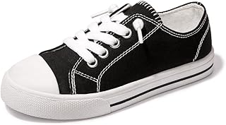 Boys Girls Sneakers Canvas Lace up Walking Shoes for Little Big Kids Size 11-6
