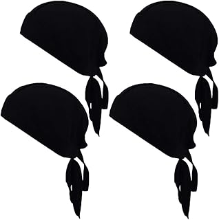 Cooling Do Rags Sweat Wicking Skull Caps Doo Rags Large Motorcycle Dew Rag Head Wrap Bandana Hats Liners for Men and Women