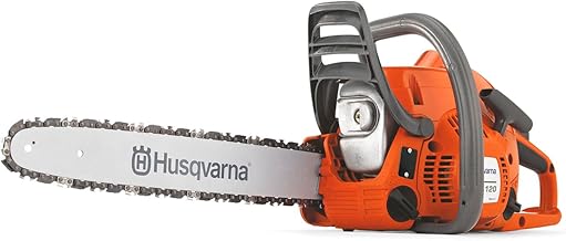 120 Mark III Gas Chainsaw, 38-cc, 2-Cycle X-Torq Engine, 16 Inch Chainsaw with Automatic Oiler, for Wood Cutting and Tree Pruning, Gifts for Men, 970739616