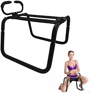 Sex Chair with Handles & Elastic Straps – Adjustable Bouncing Love Chair for Couples, Multifunctional Position Aid Stool, Easy to Assemble, Portable Intimate Furniture for Women and Men