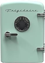Frigidaire EFMIS171 Retro Mini Portable Personal Fridge - Ideal for Home, Office or Dorm - Includes Carrying Handle, AC/DC Wall/Car Charger (Green)