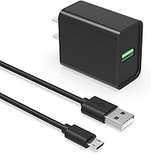 Superer Micro-USB 5FT Fast Charger Fit for Samsung Galaxy S7 S6 S5 S4 S3 S2 Active/Edge/Edge+/Mini/Zoom Developer Edition, Fit for Galaxy A6 A10, Convoy 3 4, Gusto 3, Rugby 4 III Phone Power Adapter
