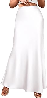 Skirts for Women Summer 2026 Business Casual Outfits High Waist Cocktail Party Wedding Mermaid Spring Maxi Skirt