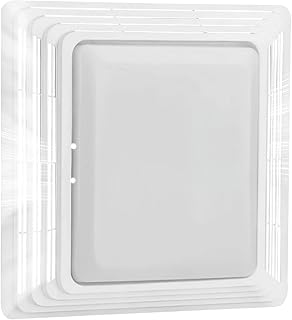 S97014094 Bathroom Fan Cover Grille and Lens, Replacement for Broan Nutone Exhaust Fan Models 678, 679, 679FL,679FLT,680,680FL,680FLT,M680,HD50L and HD80L