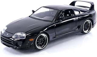 1995 Supra Black 1/24 Diecast Model Car by Jada 33380
