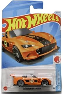 1:64 Scale Mazda MX-5 Miata Orange, HW J-Imports 3/10, 15 Car