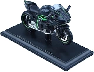 Motorcycle Model for Kawasaki Ninja H2 R H2R 1:18 Motorcycle Die-cast Model Bike Locomotive Simulation Model Motorcycle Replica Collectible Gift