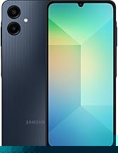 Galaxy A06 4G LTE (64GB + 4GB) Latin Version SM-A065M/DS Factory Unlocked 6.7" Dual Sim 50MP Dual Cam (Case Bundle) - (Black)