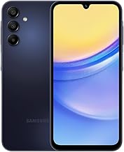 Samsung Galaxy A15 5G, 128GB, Blue Black - Locked to T-Mobile (Renewed)